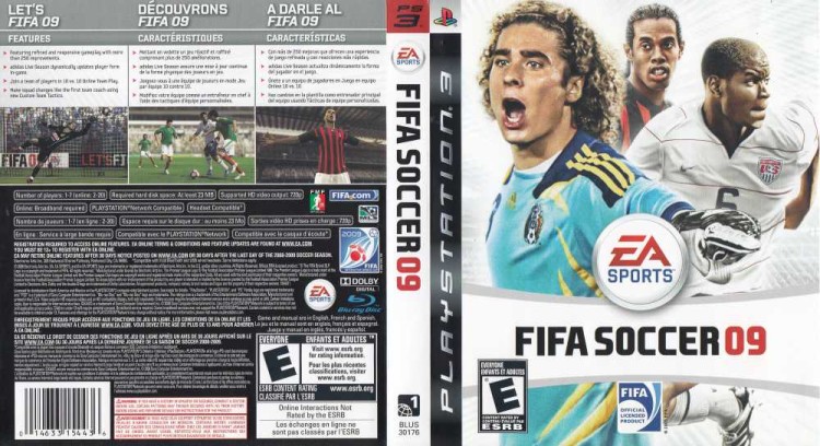 FIFA Soccer 09 - PlayStation 3 | VideoGameX