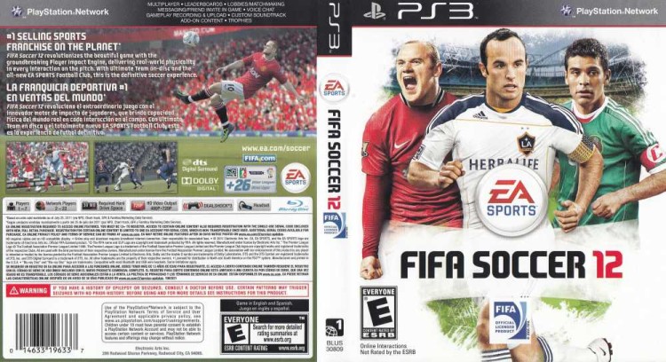 FIFA Soccer 12 - PlayStation 3 | VideoGameX