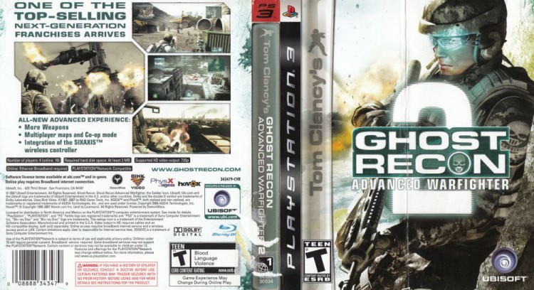 Ghost Recon Advanced Warfighter 2 - PlayStation 3 | VideoGameX