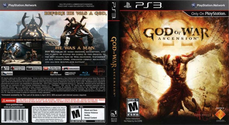 God of War: Ascension - PlayStation 3 | VideoGameX