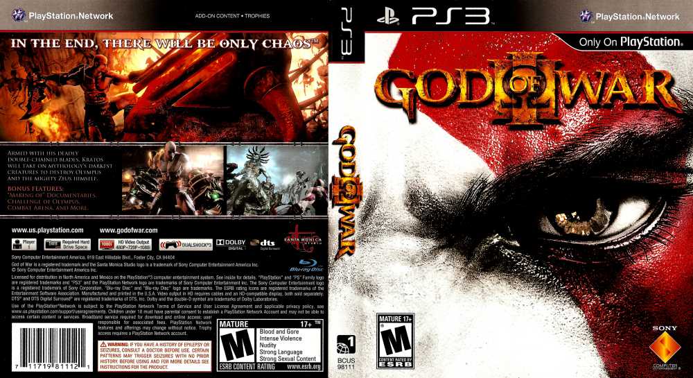 God of War III - Playstation 3