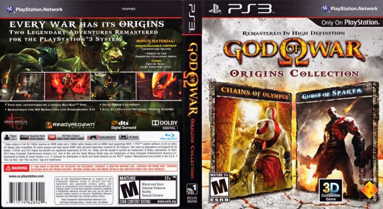 God of War Origins Collection - PlayStation 3 | VideoGameX
