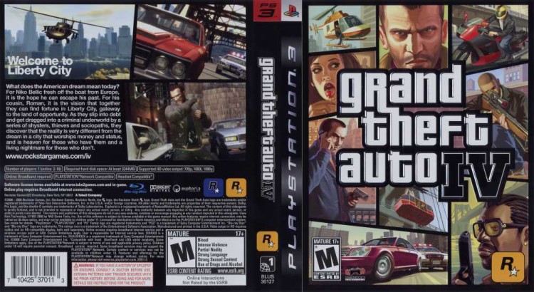 Grand Theft Auto IV - PlayStation 3 | VideoGameX