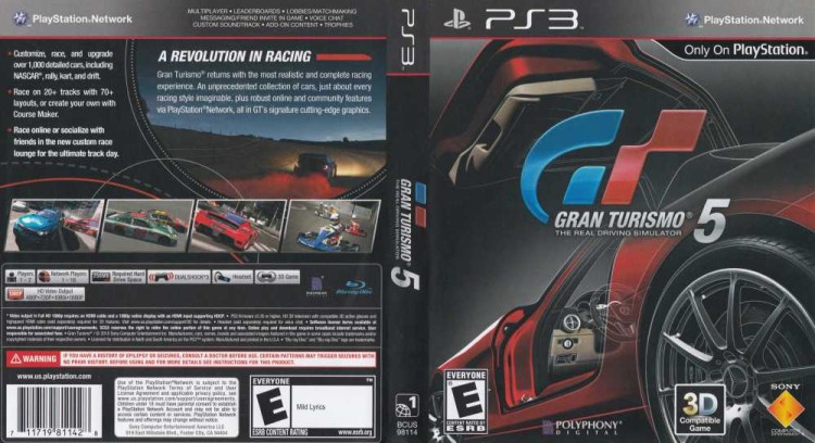 Gran Turismo 5 - PlayStation 3 | VideoGameX