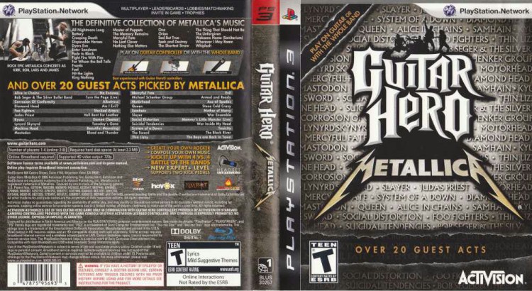 Guitar Hero: Metallica - PlayStation 3 | VideoGameX