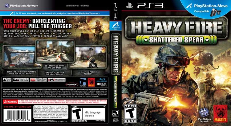 Heavy Fire: Shattered Spear - PlayStation 3 | VideoGameX