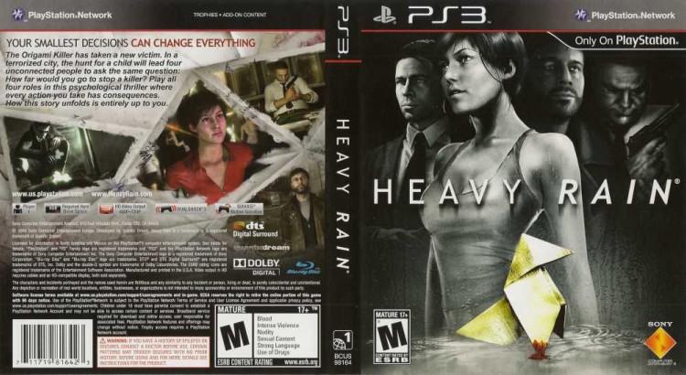 Heavy Rain - PlayStation 3 | VideoGameX