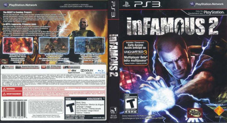 inFAMOUS 2 - PlayStation 3 | VideoGameX