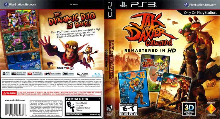 Jak And Daxter Collection HD - PlayStation 3 | VideoGameX