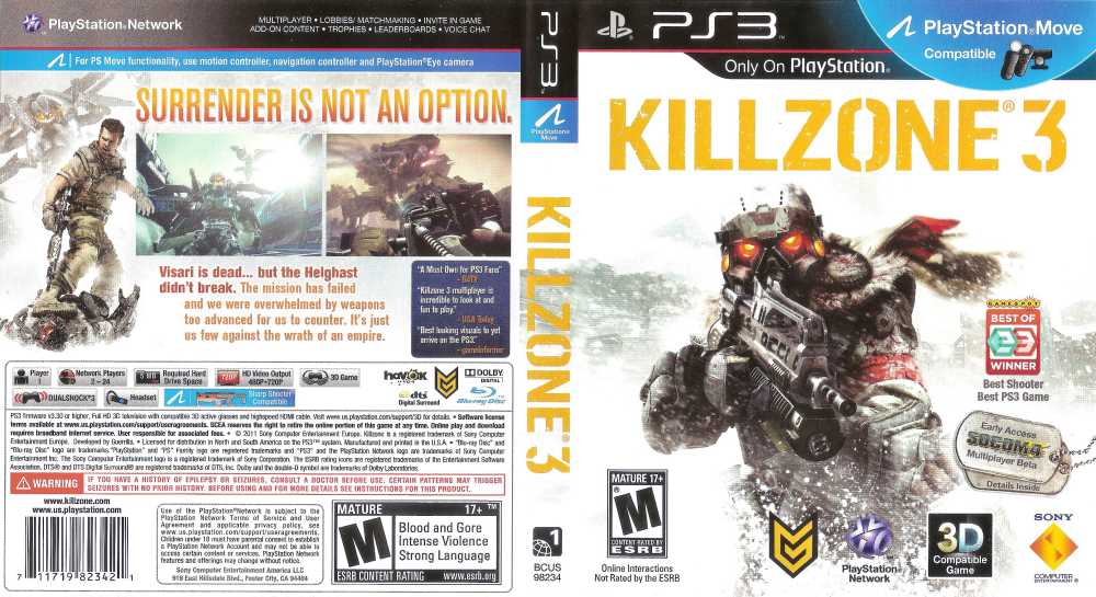 Killzone 3 PlayStation 3 Review