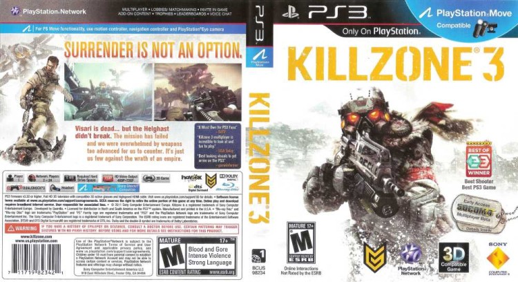 Killzone 3 - PlayStation 3 | VideoGameX