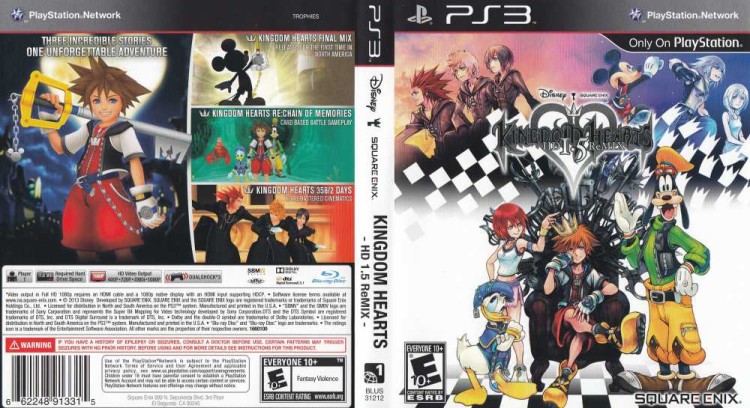 Kingdom Hearts HD 1.5 Remix - PlayStation 3 | VideoGameX