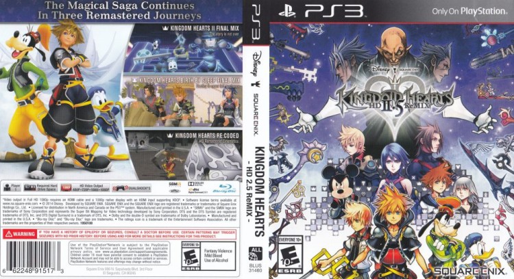 Kingdom Hearts HD 2.5 Remix - PlayStation 3 | VideoGameX