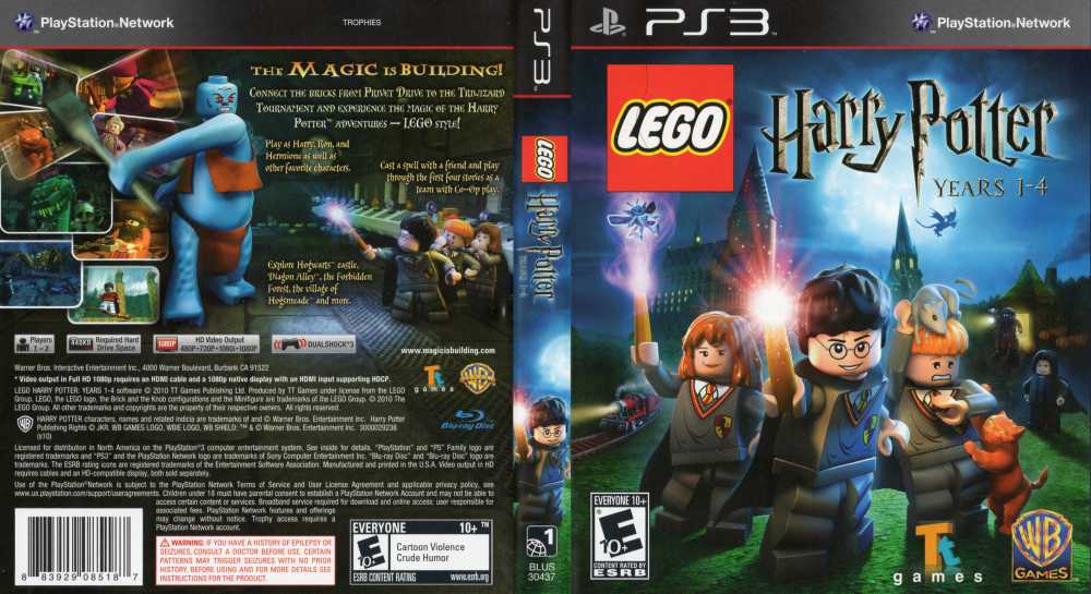 LEGO HARRY POTTER: YEARS 1-4 - PS3