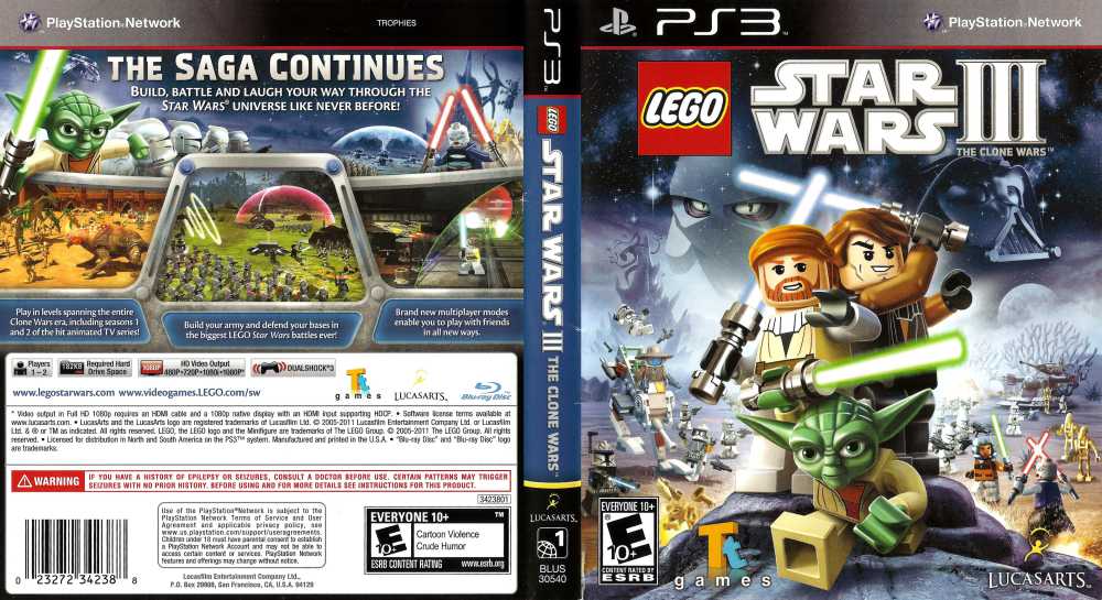 LEGO Star Wars III The Clone Wars PlayStation 3 VideoGameX