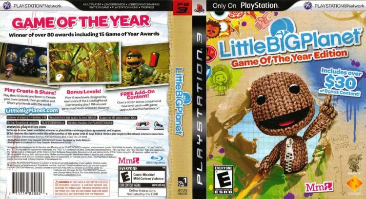 Little Big Planet: Game of the Year Edition - PlayStation 3 | VideoGameX