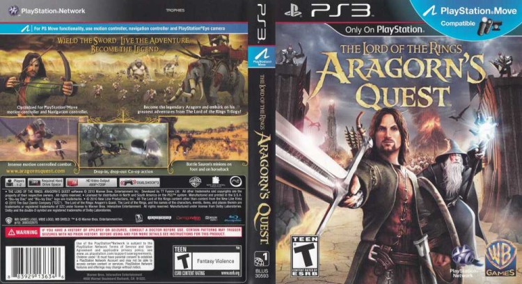 Lord of the Rings: Aragorn's Quest - PlayStation 3 | VideoGameX
