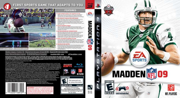 Madden NFL 09 - PlayStation 3 | VideoGameX