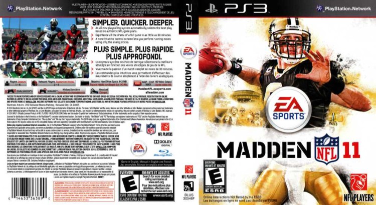 Madden NFL 11 - PlayStation 3 | VideoGameX