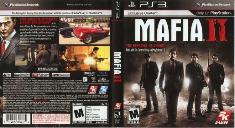 Mafia II - PlayStation 3 | VideoGameX