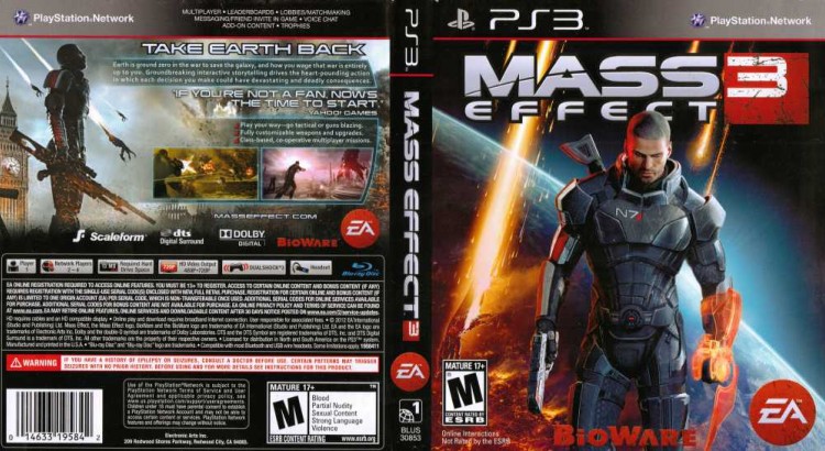 Mass Effect 3 - PlayStation 3 | VideoGameX
