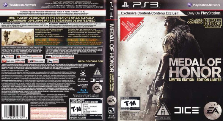 Medal of Honor: Limited Edition - PlayStation 3 | VideoGameX