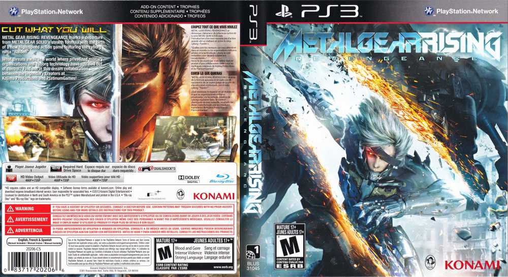 Metal Gear Rising: Revengeance - PlayStation 3 | VideoGameX