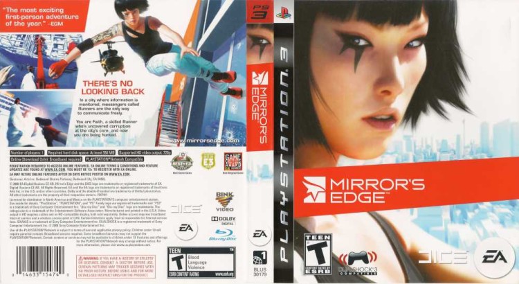 Mirror's Edge - PlayStation 3 | VideoGameX