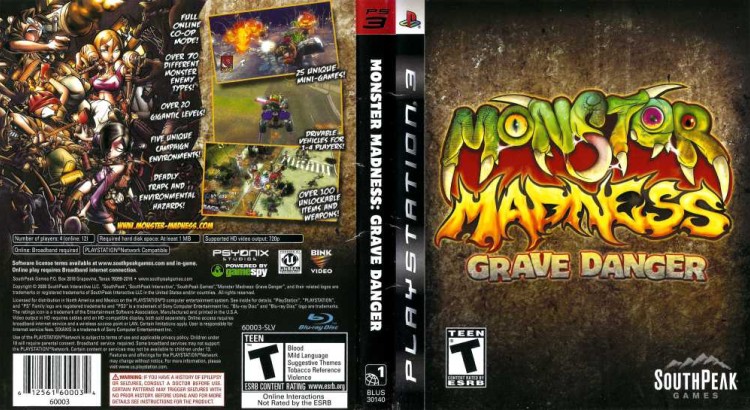 Monster Madness: Grave Danger - PlayStation 3 | VideoGameX