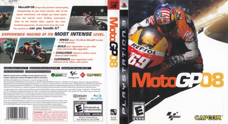 MotoGP 08 - PlayStation 3 | VideoGameX