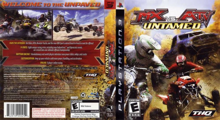 MX vs. ATV: Untamed - PlayStation 3 | VideoGameX