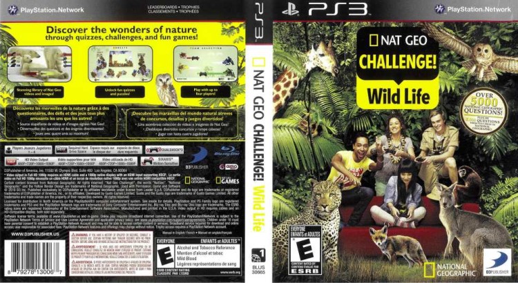 Nat Geo Challenge! Wild Life - PlayStation 3 | VideoGameX