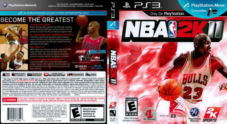 NBA 2K11 - PlayStation 3 | VideoGameX