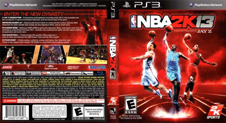 NBA 2K13 - PlayStation 3 | VideoGameX