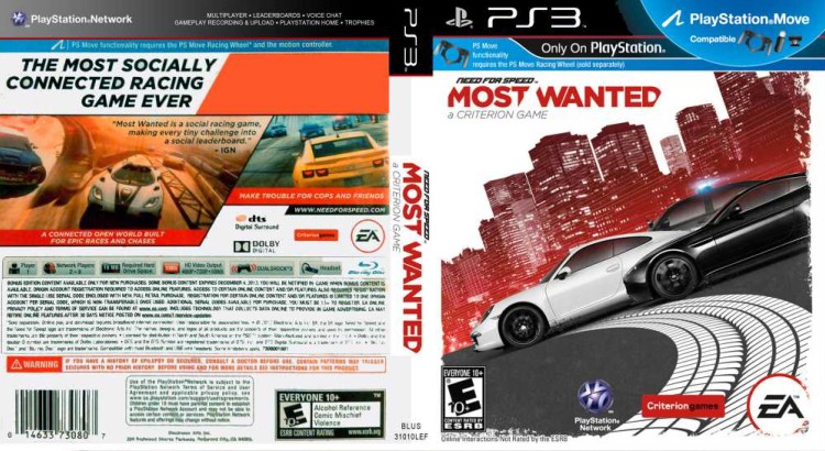 Need for Speed: Most Wanted - A Criterion Game - PlayStation 3 | VideoGameX