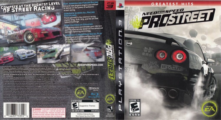Need for Speed: ProStreet - PlayStation 3 | VideoGameX