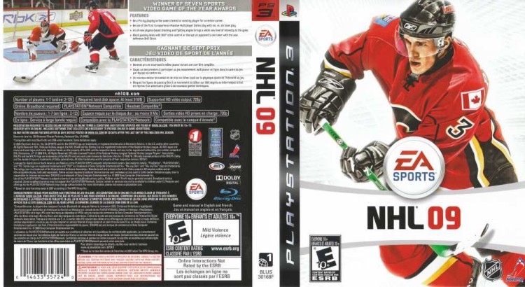 NHL 09 - PlayStation 3 | VideoGameX