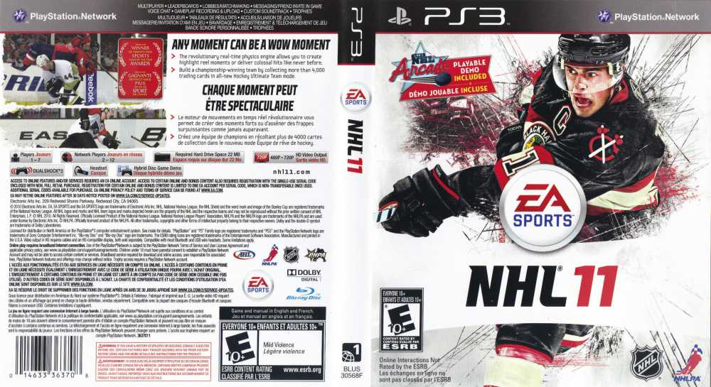 NHL 11 - PlayStation | VideoGameX