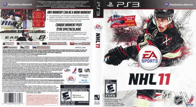 NHL 11 - PlayStation 3 | VideoGameX