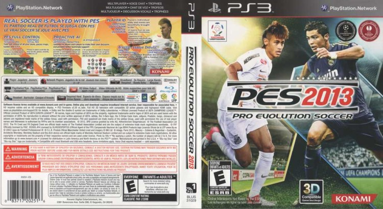 Pro Evolution Soccer 2013 - PlayStation 3 | VideoGameX