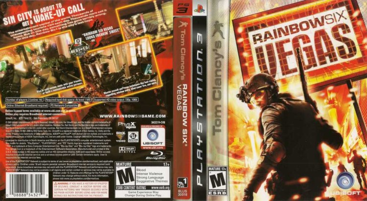 Rainbow Six Vegas - PlayStation 3 | VideoGameX