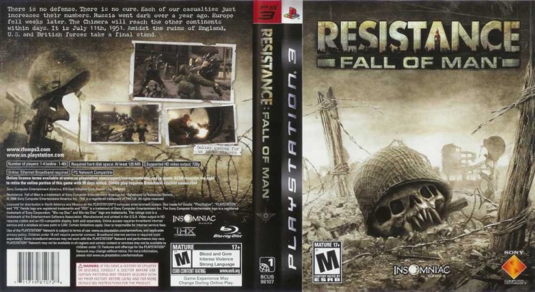 Resistance: Fall of Man - PlayStation 3 | VideoGameX