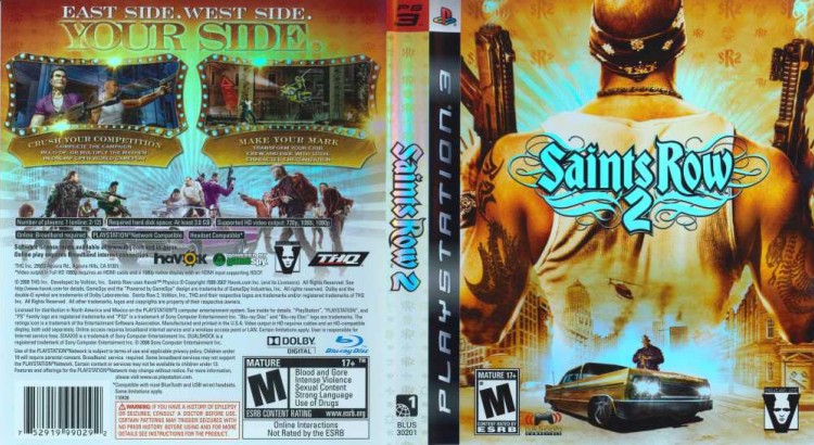 Saints Row 2 - PlayStation 3 | VideoGameX