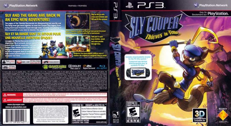 Sly Cooper: Thieves in Time - PlayStation 3 | VideoGameX