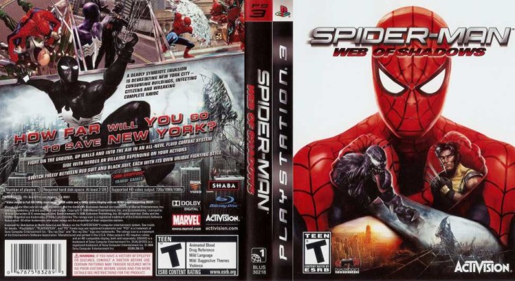 Spider-Man: Web of Shadows - PlayStation 3 | VideoGameX
