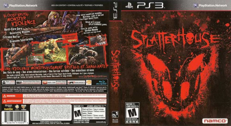 Splatterhouse - PlayStation 3 | VideoGameX