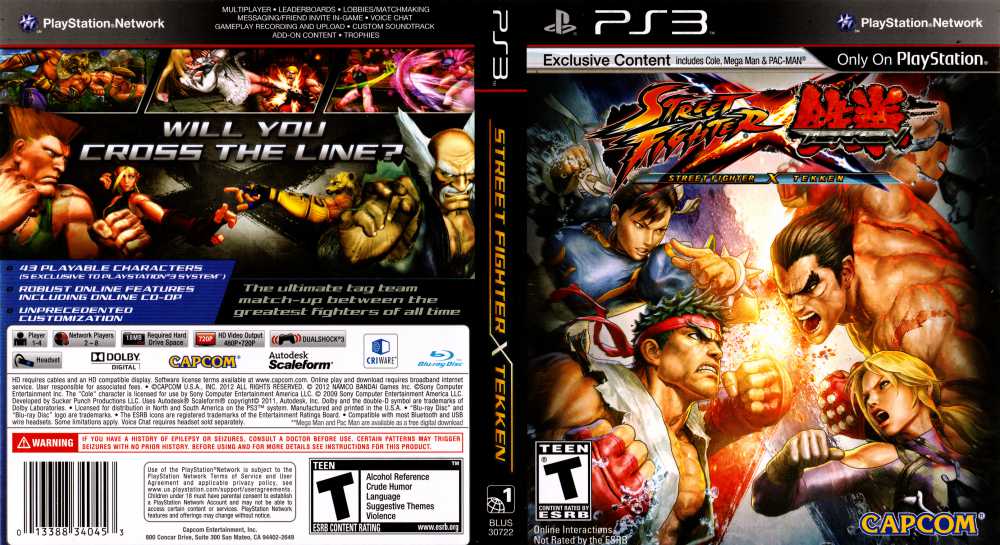 Street Fighter X Tekken - Playstation 3