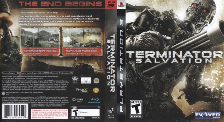 Terminator Salvation - PlayStation 3 | VideoGameX