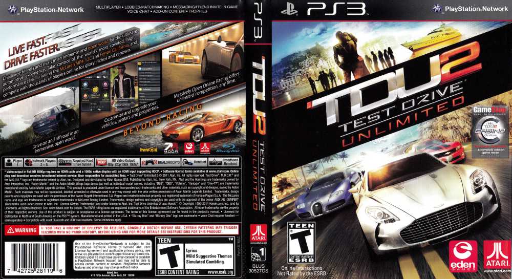 Test Drive Unlimited 2 - PlayStation 3 VideoGameX