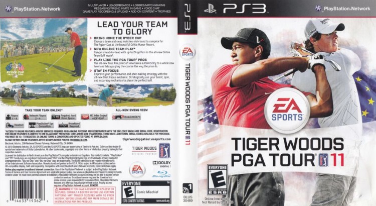 Tiger Woods PGA Tour 11 - PlayStation 3 | VideoGameX